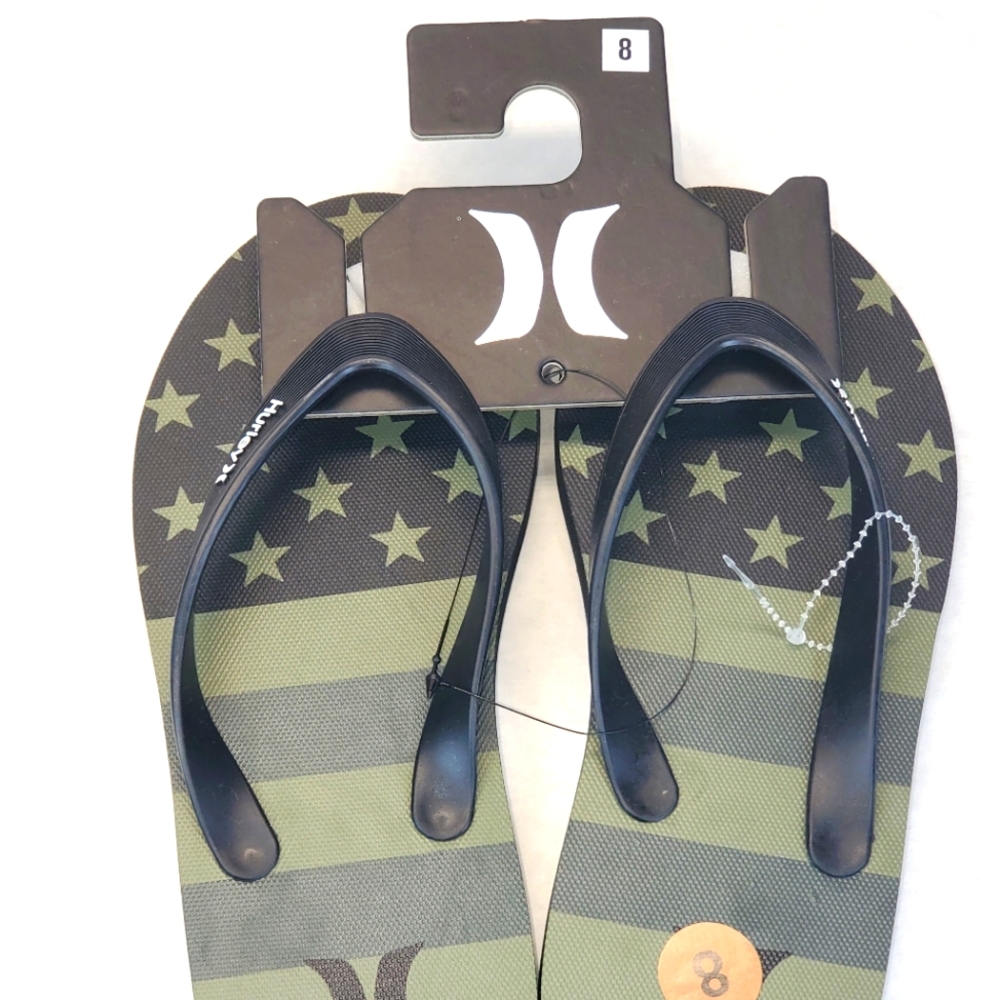 Men's Hurley Flipflop Sandals Stars Stripes